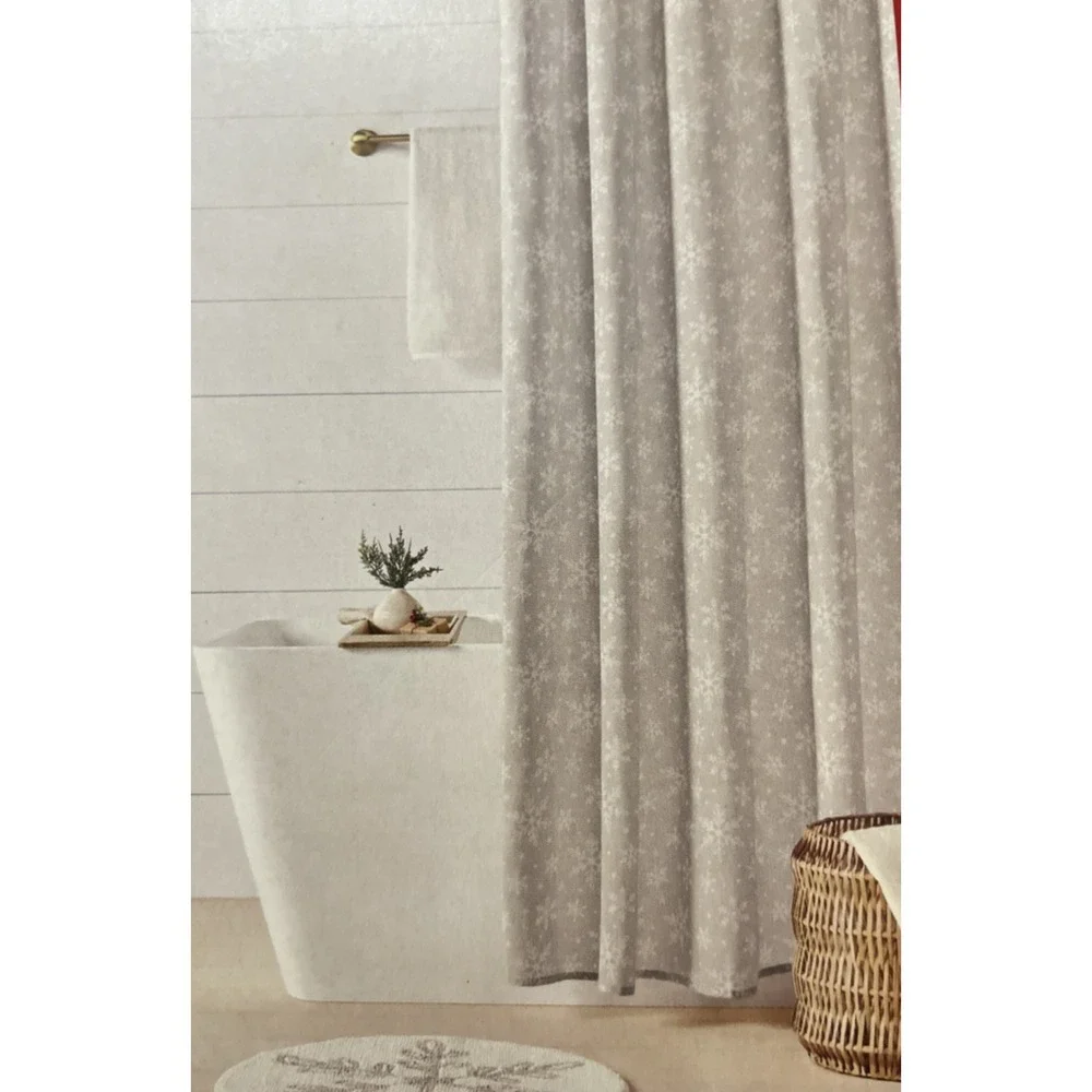 Wondershop Snowflake Shower Curtain